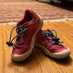 NWOT Kamik Pink and Blue Scout Kids Sneakers Size 6